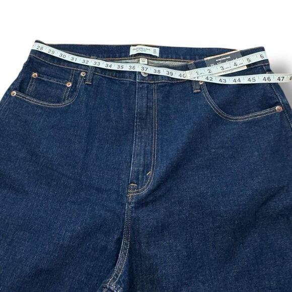 NWT Abercrombie & Fitch Jeans Slim Straight Ultra High Rise Women’s Sz 34 / 18R - Picture 9 of 16